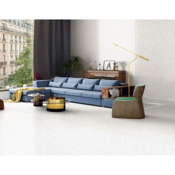 Слэб керамический Staro (Старо) Tech Polished Gravel Blanco 80х240 см С0004947