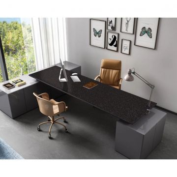 Слэб керамический Staro (Старо) Tech Polished Grum Black 80х240 см С0005073