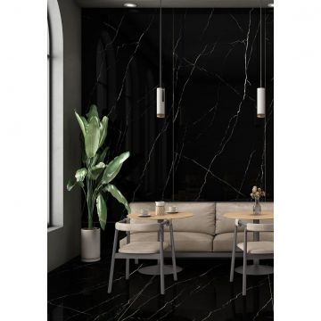 Слэб керамический Staro (Старо) Slabs Double Polished Marquina Olpse Luminous 120х280 см С0005911