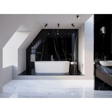 Слэб керамический Staro (Старо) Tech Polished Nero Marquina 80х240 см С0004942