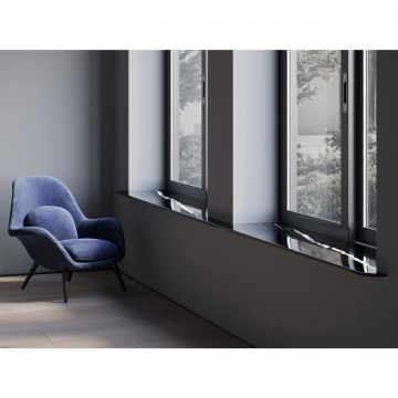 Слэб керамический Staro (Старо) Tech Polished Nero Marquina 80х240 см С0004942