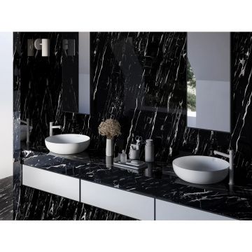Слэб керамический Staro (Старо) Tech Polished Portoro Silver 80х240 см С0004968