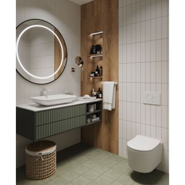 Керамическая плитка Staro (Старо) Smile Tile Fabia White 7.5x30 см