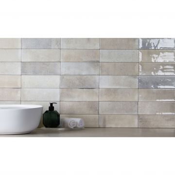 Керамическая плитка Staro (Старо) Smile Tile Jazz Cream 7.5x22.5 см