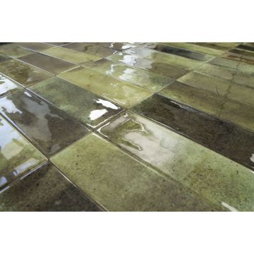 Керамическая плитка Staro (Старо) Smile Tile Jazz Olive 7.5x22.5 см
