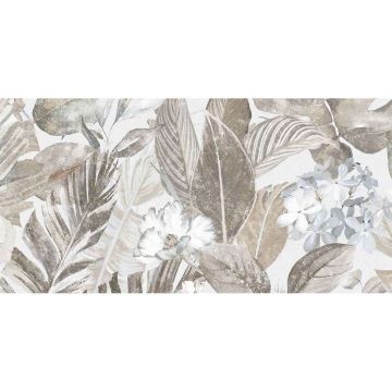 Керамогранит Staro (Старо) Monocolors Slim Elite Flower Decor A+B 60x120 см Matt 2 Шт В Комплекте С0005508