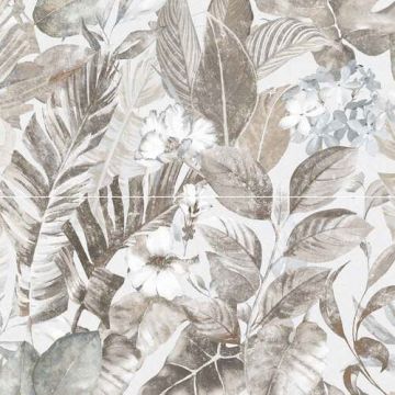 Керамогранит Staro (Старо) Monocolors Slim Elite Flower Decor A+B 60x120 см Matt 2 Шт В Комплекте С0005508