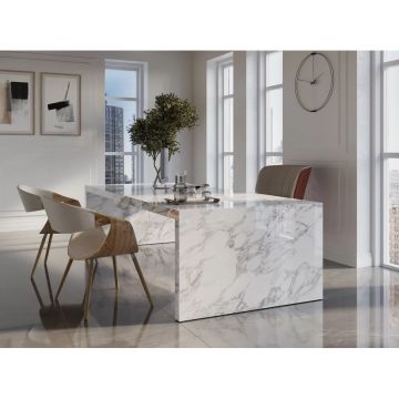 Керамогранит Staro (Старо) Manhattan White Elegance Polished 120х280 см С0005764