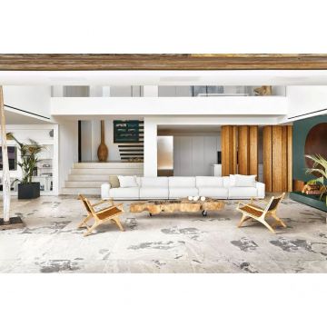 Керамогранит Casa dolce casa (Казе дольче каза) Onyx and more white blend glossy 60х120 см, глянцевый (765466)