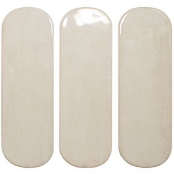 Керамическая плитка DNA Tiles (ДНА Тайлс) Calema Oval Greige 5.2x16 см, 136322