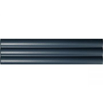 Керамическая плитка DNA Tiles (ДНА Тайлс) Match Curved Midnight Blue Matt 6.25x25 см, 130860