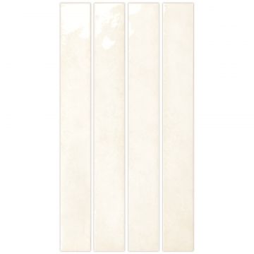 Керамогранит Дна Тайлс Mistral 3,7х3,1 см белый глянцевая DNA000001, White, Dna Tiles