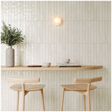 Керамогранит Дна Тайлс Mistral 3,7х3,1 см белый глянцевая DNA000001, White, Dna Tiles