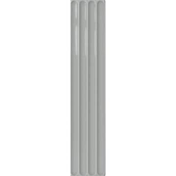 Керамическая плитка DNA Tiles (ДНА Тайлс) Plinto In Grey Gloss 10,7х54,2 см, глянцевая (78803286)