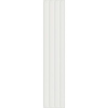 Керамическая плитка DNA Tiles (ДНА Тайлс) Plinto In White Matt 10,7х54,2 см (78803292)