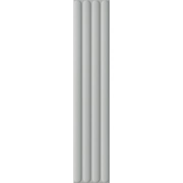 Керамическая плитка DNA Tiles (ДНА Тайлс) Plinto Out Grey Matt 10,7х54,2 см (78803301)