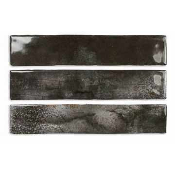 Настенная плитка DNA Tiles (ДНА Тайлс) Enamel Charcoal 5x25 см