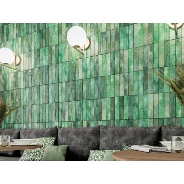 Настенная плитка DNA Tiles (ДНА Тайлс) Enamel Moss 5x25 см