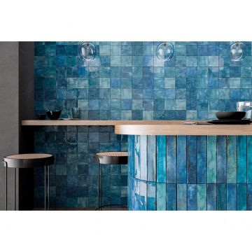 Настенная плитка DNA Tiles (ДНА Тайлс) Enamel Square Ocean 12.5x12.5 см