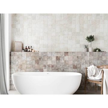 Настенная плитка DNA Tiles (ДНА Тайлс) Enamel Square Smoke 12.5x12.5 см