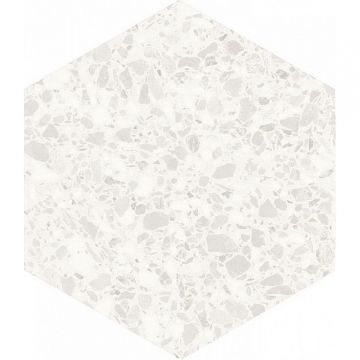 Керамогранит DNA Tiles (ДНА Тайлс) Terrazzo White 32x36.8 см