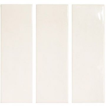 Керамическая плитка DNA Tiles (ДНА Тайлс) Calema White Gloss 5.2x16 см, 136305