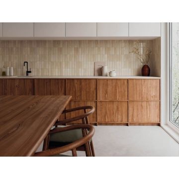 Керамическая плитка DNA Tiles (ДНА Тайлс) Calema Greige 5.2x16 см, 136315