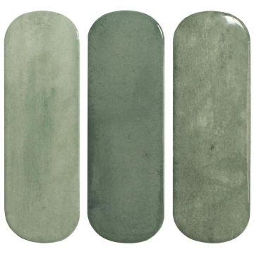 Керамическая плитка DNA Tiles (ДНА Тайлс) Calema Oval Clover 5.2x16 см, 136320