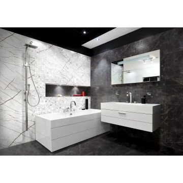 Керамогранит Идальго (Idalgo) Хоум Граните Сандра Черно-Оливковый 120x60 см LLR