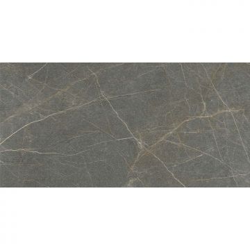 Керамогранит Idalgo (Идальго) Граните София Серый Антрацит легкое лаппатирование 60х120 см