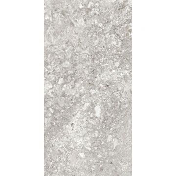 Керамогранит Idalgo (Идальго) Граните Лунар Светло-серый легкое лаппатирование 60х120 см