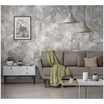 Керамогранит Idalgo (Идальго) Ardesio серый полуглянцевый 60х120 см, ID9087b088LLR