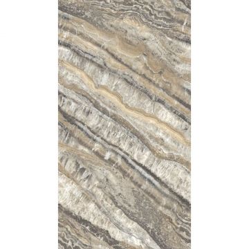 Керамогранит Gresant (Гресант) Hazy Nero Infinia High Glossy It 60x120 см, глянцевый