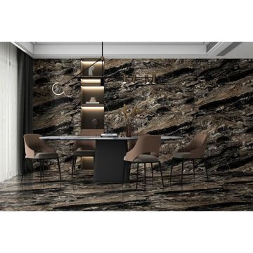 Керамогранит Gresant (Гресант) Inari Dark Infinia High Glossy It 60x120 см, глянцевый