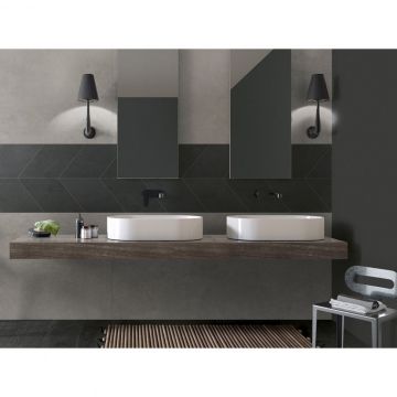 Керамогранит ABK Ceramiche (АБК Керамише) Crossroad Chalk Coal Ret 60Х120 см (PF60001211)