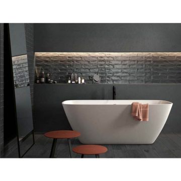 Керамогранит ABK Ceramiche (АБК Керамише) Crossroad Chalk Coal Ret 60Х120 см (PF60001211)