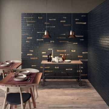 Декор ABK Ceramiche (АБК Керамише) Do Up Dec.Street Class Black Mt 60х120 см (DOR34230)