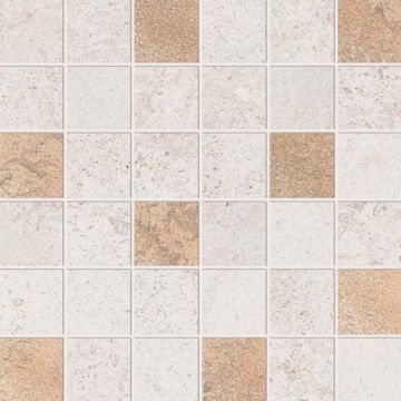 Мозаика ABK Ceramiche (АБК Керамише) Alpes Raw Mos.Quadr.Glam Ivory 30х30 см (PF60000263)