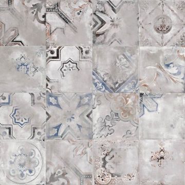 Керамогранит ABK Ceramiche (АБК Керамише) Play Re-Used Miх Grey 20х20 см (PF60003480)