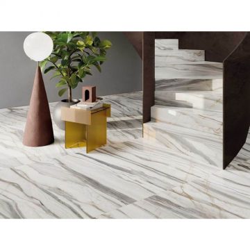 Керамогранит ABK Ceramiche (АБК Керамише) Sensi 900 Oyster White Luх Rett 60х120 см (PF60012501)