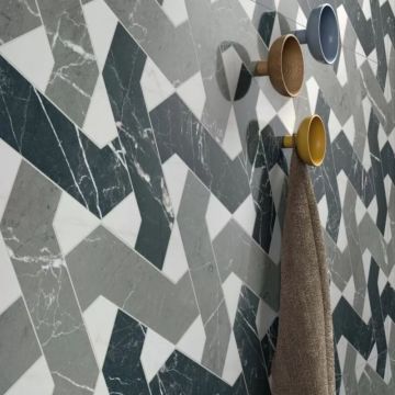 Керамогранит ABK Ceramiche (АБК Керамише) Sensi Fantasy Zigzag Lu3 R60х120 см (PF60014411)