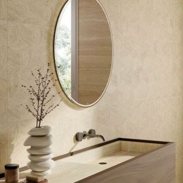 Керамогранит ABK Ceramiche (АБК Керамише) Sensi Roma Cube Cream Nat 60х120 см (PF60012864)