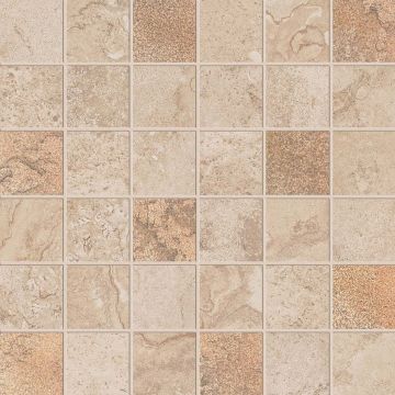 Мозаика ABK Ceramiche (АБК Керамише) Alpes Raw Mos.Quadr.Glam Sand 30х30 см (PF60000266)