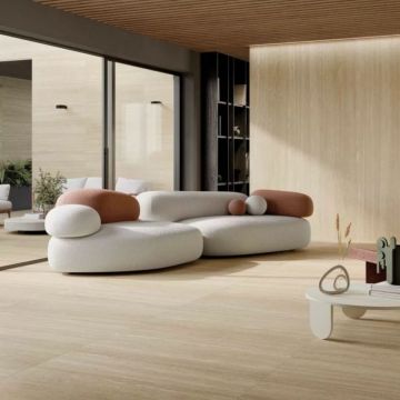 Керамогранит ABK Ceramiche (АБК Керамише) Sensi Roma Cream Nat 120х280 см (PF60012721)