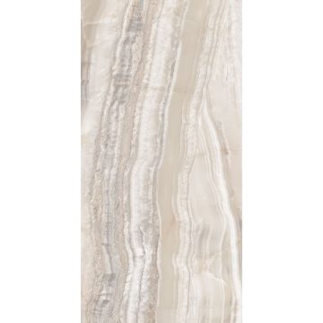 Керамогранит ABK Ceramiche (АБК Керамише) Sensi Onice Beige Luх+Ret 60х120 см (PF60000742)