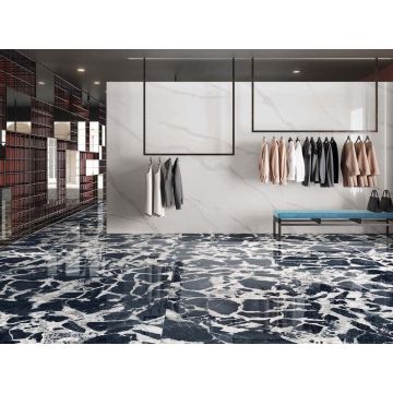 Керамогранит ABK Ceramiche (АБК Керамише) Sensi WIde Statuario Apuano Luх+Ret 60х120 см (PF60002513)