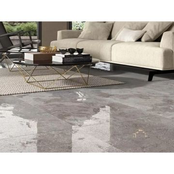 Керамогранит ABK Ceramiche (АБК Керамише) Alpes Raw Lead Nat. Rett 30х60 см (PF60000028)
