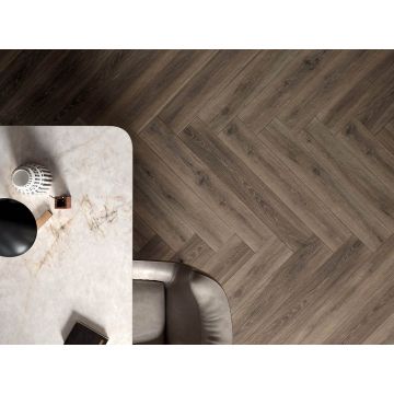 Керамогранит ABK Ceramiche (АБК керамика) Eco (Эко) Chic Brown Ret 20х120 см (PF60004941)