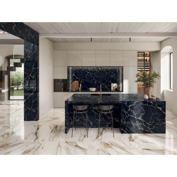 Керамогранит ABK Ceramiche (АБК Керамише) Sensi Signoria Calacatta Vena Oro Nat Ret 120х120 см (PF60009167)