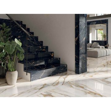 Керамогранит ABK Ceramiche (АБК Керамише) Sensi Signoria Calacatta Vena Oro Nat Ret 120х120 см (PF60009167)